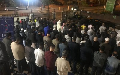 Praying in the car park