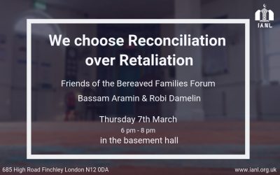 We Choose Reconciliation Over Retaliation