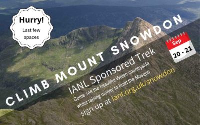 Hurry! Last few spaces for Snowdon Trek