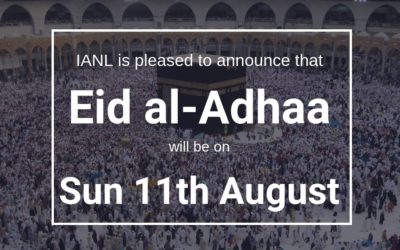 Eid-al-Adhaa will be on Sun 11 Aug