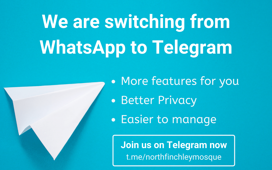 We are switching from WhatsApp to Telegram