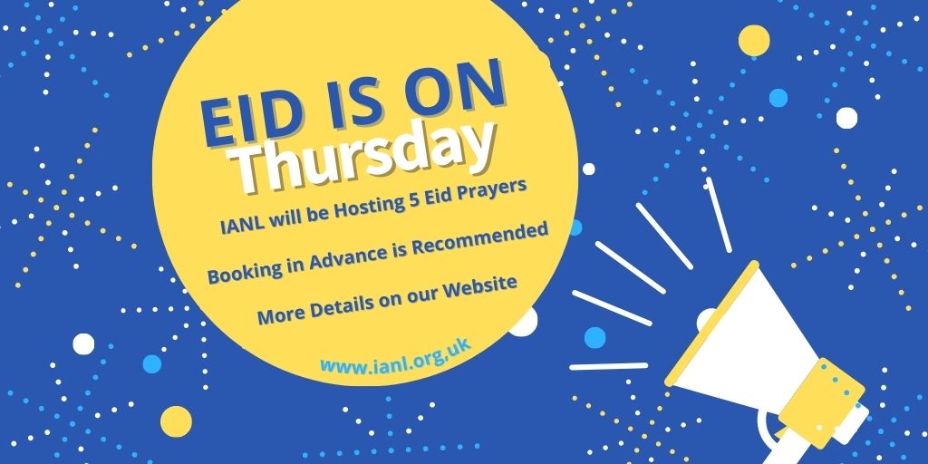 Eid will be on Thursday 13th May