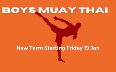 Boys Muay Thai restarting this week